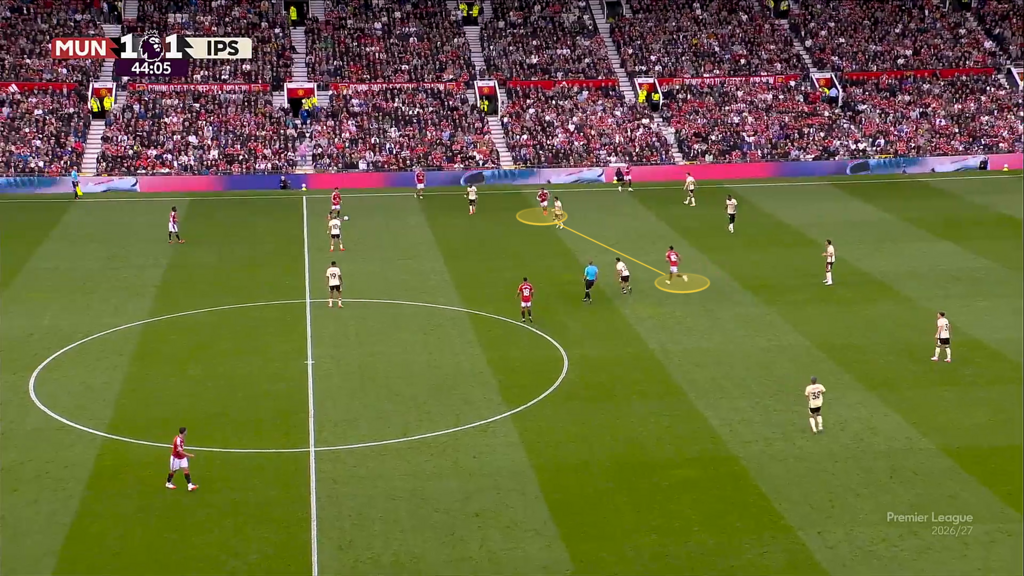 Nghịch lý Manchester United dưới thời Michael Carrick: Sức mạnh hủy diệt từ việc nhường thế trận 3 Michael Carrick chỉ đạo chiến thuật trong trận đấu của Manchester United tại Cúp C1 Champions League (Hình ảnh trận đấu 3)