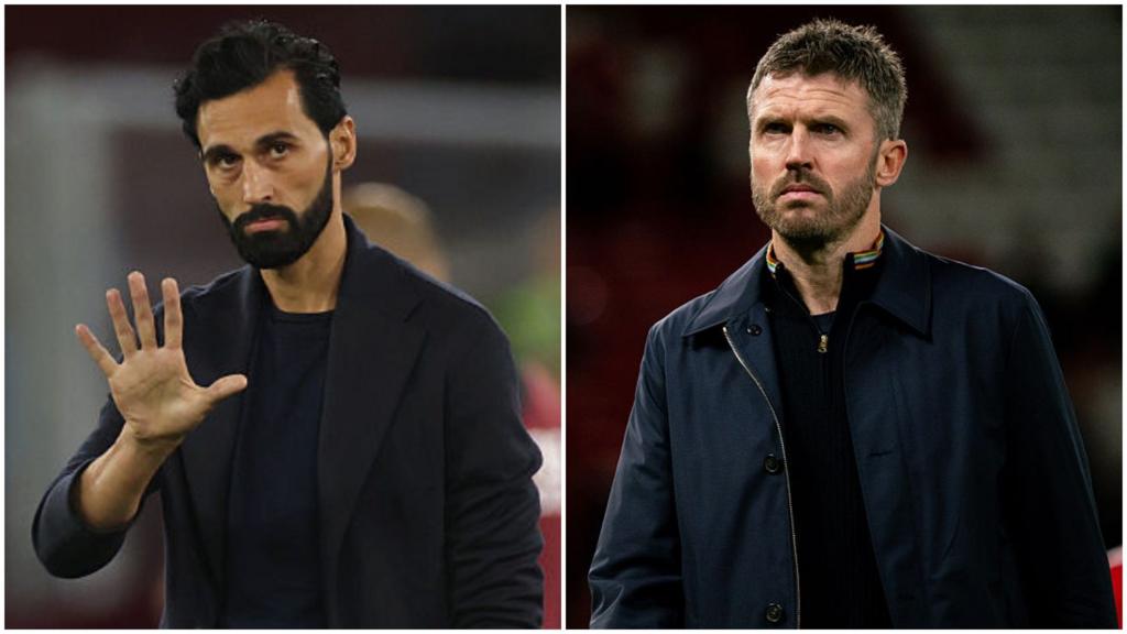 Michael Carrick phát biểu trước truyền thông về Manchester United tại Ngoại Hạng Anh (Hình ảnh trận đấu 4)