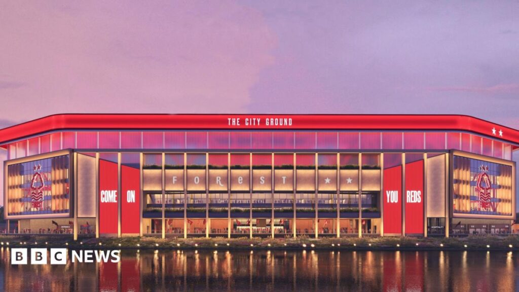 Nottingham Forest được bật đèn xanh mở rộng sân City Ground lịch sử 5 Sân vận động City Ground của Nottingham Forest trong một trận đấu tại Ngoại hạng Anh